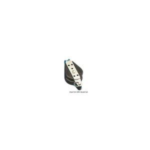 Poulie sur billes simple fixe avec ringot 6×22 mm