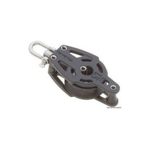 Poulie simple pivotante ou blocable avec ringot pour voilier