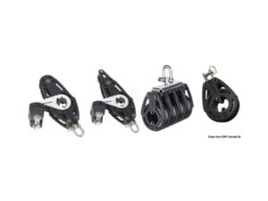 Poulie simple attache fixe en U tournante A