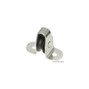 Petite poulie inox verticale aluminium 4 mm