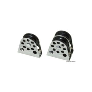 Poulie de renvoi vertical double p. bouts 8 mm