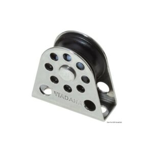 Poulie de renvoi vertical simple Ø 28mm bouts 4 mm