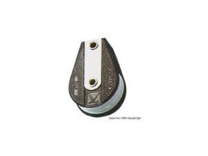 Poulie simple base plate A