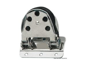 Poulie renvoi basculante inox 10/12 mm