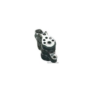 Mini poulie triple avec ringot inox 17x5