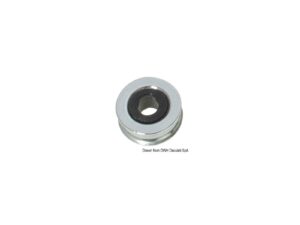 Poulie en inox 16 mm p. bouts 5/2,5 mm