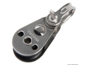 Poulie simple inox p. câble acier 25x4