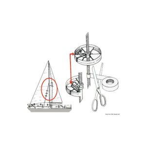 2 rondelles protection p. voiles Sailguard