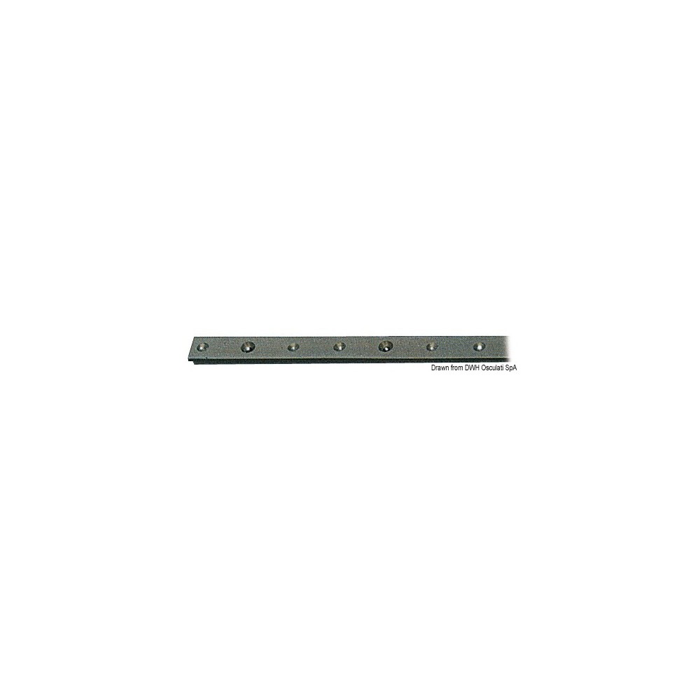 Rail aluminium anodisé 22x3mm (barre 2m) – Image 2