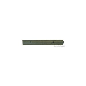 Rail en X aluminium anodisé + PTFE barre 2m