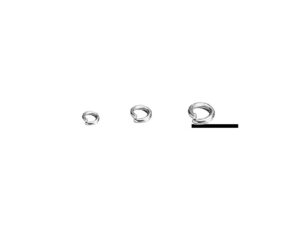 Agraffe et bague inox 10 mm