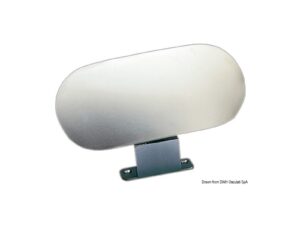 Rétroviseur p.ski nautique zamac chromé 84x184 mm