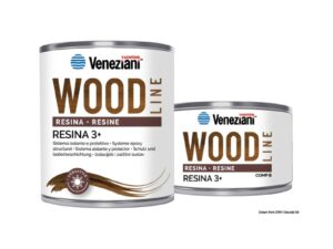 Résine 3+ transparent VENEZIANI Wood Line 0,75 l