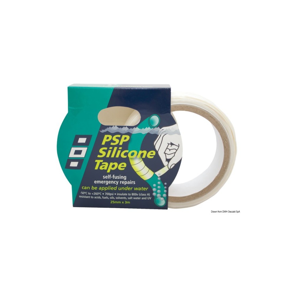 Ruban autovulcanisant silicon blanc 25 mm x 3 m – Image 2