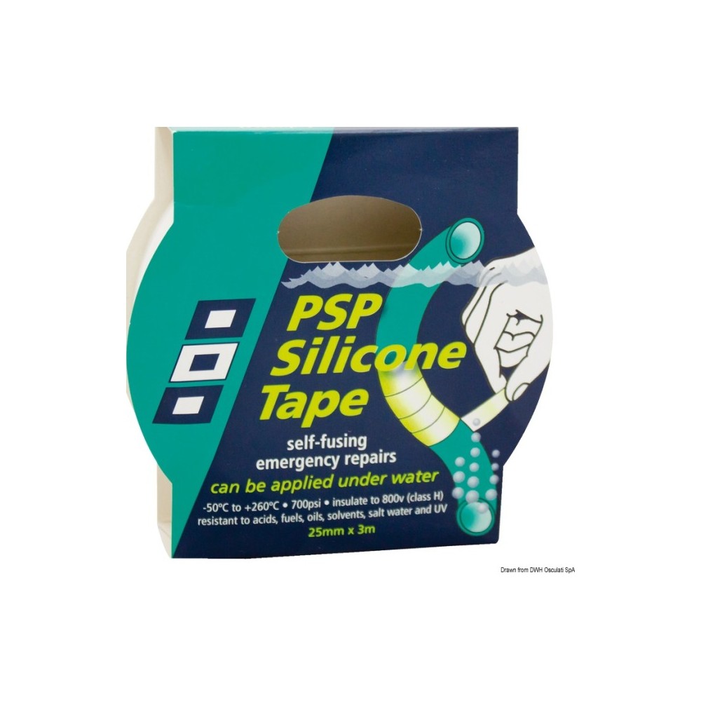 Ruban autovulcanisant silicon blanc 25 mm x 3 m