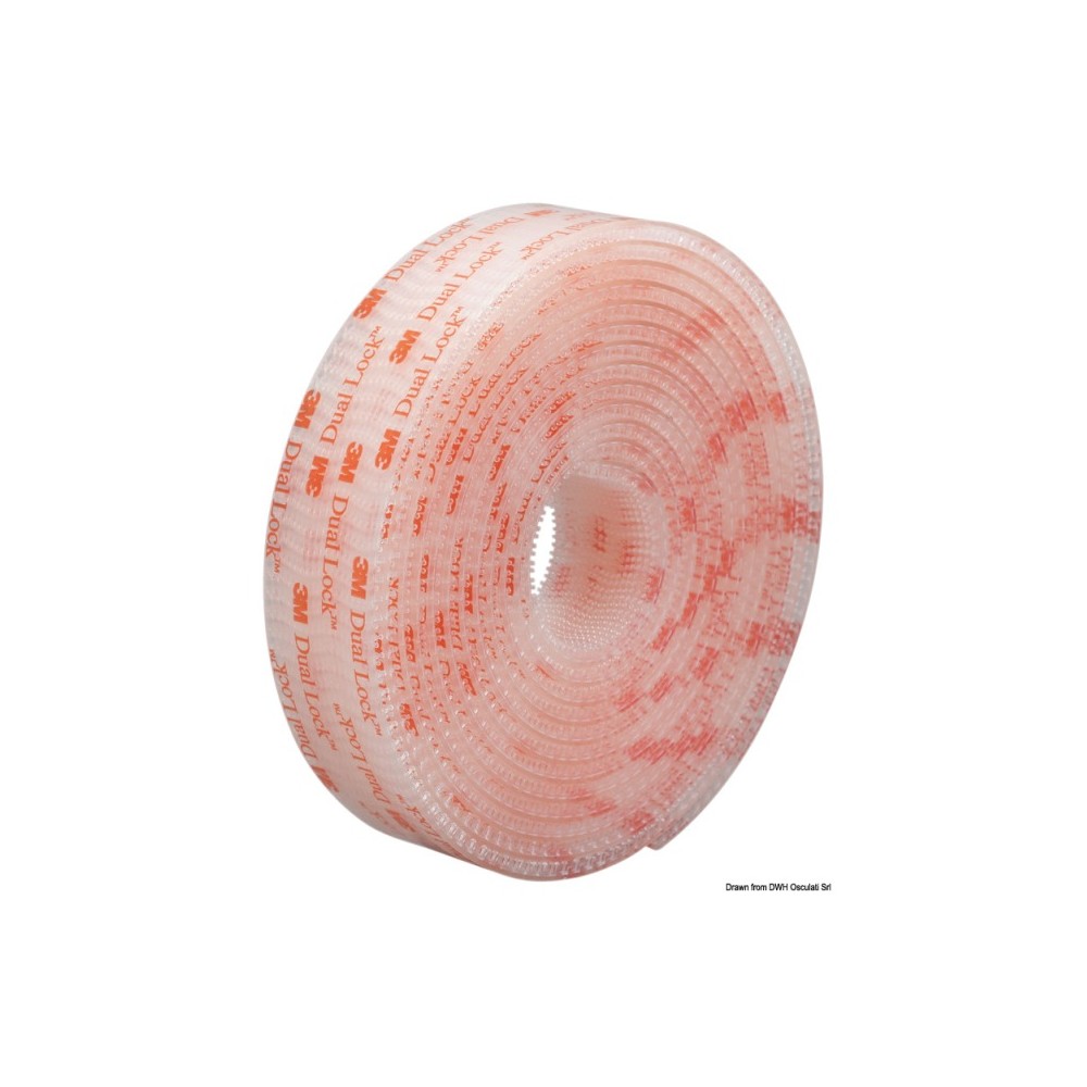 3M Dual Lock transparent 25mm x 46 m