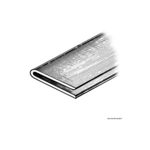 Profil finition 2x2x40 mm gris RAL 7035