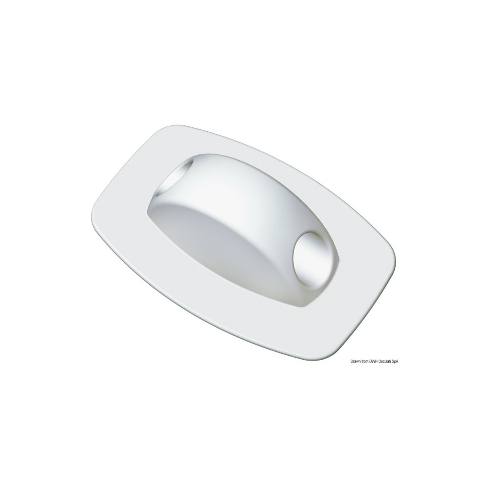 Guide-amarre gris 88 x 58 x 26 mm