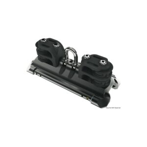 Mainsheet car size 1 shackle double control sheave pour voilier