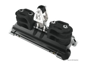 Mainsheet car 1 upstand double control line sheave pour voilier