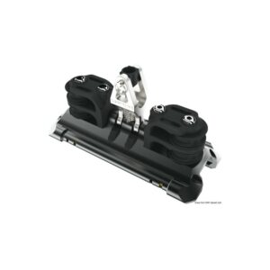 Mainsheet car 1 upstand double control line sheave pour voilier