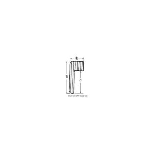 Profil teck p. cadres 71.042.00