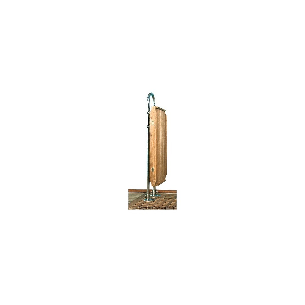 Table teck pliant 70x64 cm – Image 4