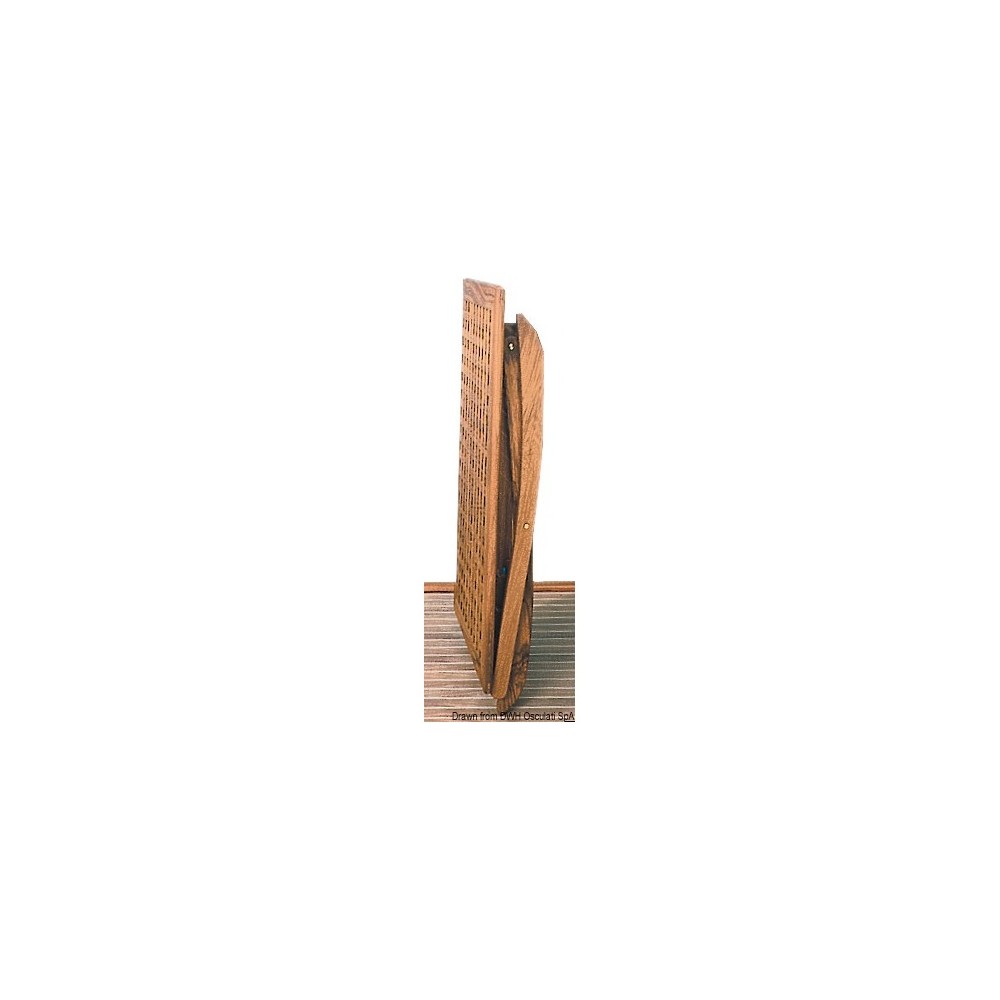 Table teck pliante 110x70 cm – Image 3