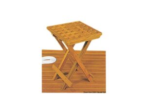 Tabouret teck 30x30x45 cm