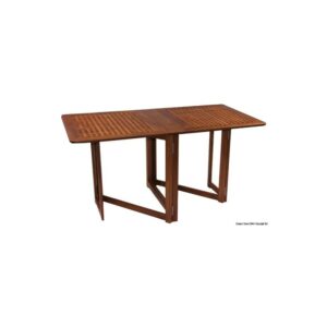 Table teck pliante 78x145x70 cm