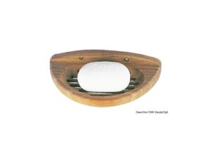 Porte-savon teck 180x90x35 mm