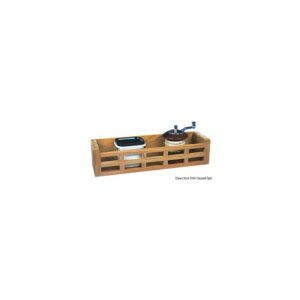 Récipient teck 300x85x70 mm