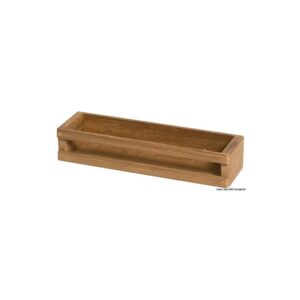 Récipient teck 290x83x55 mm