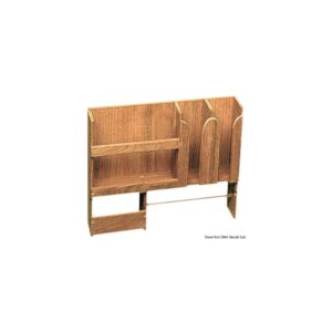Range-assiettes teck 490x106x425 mm