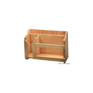 Range-assiettes teck 395x152x282 mm