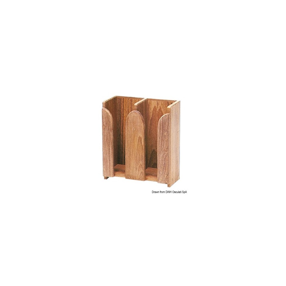 Range-tasses teck 212x103x250 mm