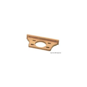 Porte-verre/brosse teck 206x89x37 mm