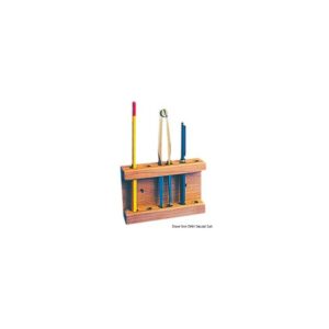 Porte-crayons/compas teck 115x25x75 mm
