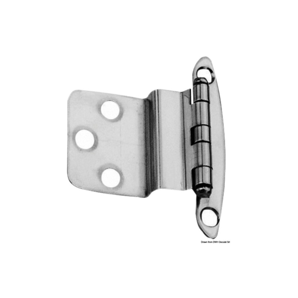 Charnière inox 57x44 mm – Image 3