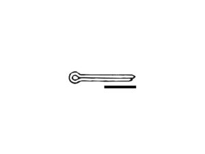 Goupilles UNI 1336 DIN 94 AISI 304 5×25 mm