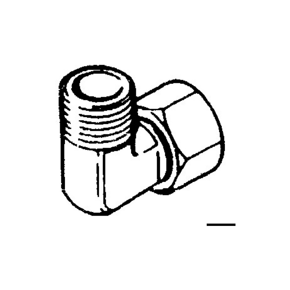 Raccord pivotant 90° 3/8" pour pompes Ultraflex