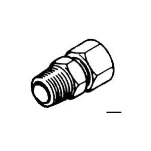 Raccord droit 3/8" pour pompes Ultraflex