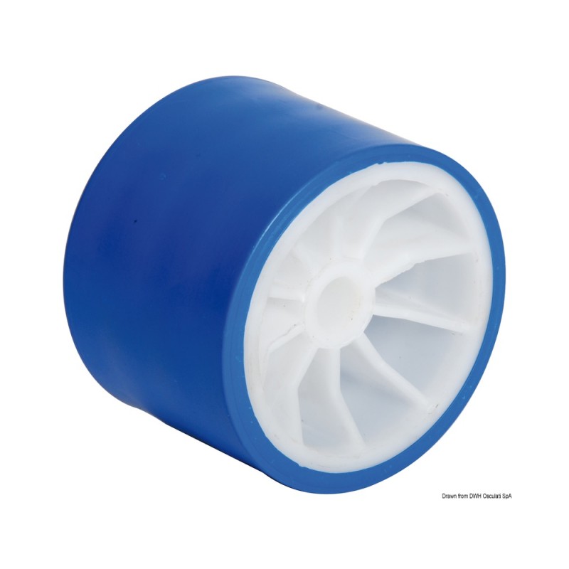 Rouleau pivotant 2 rouleaux droit 30 mm – Image 2