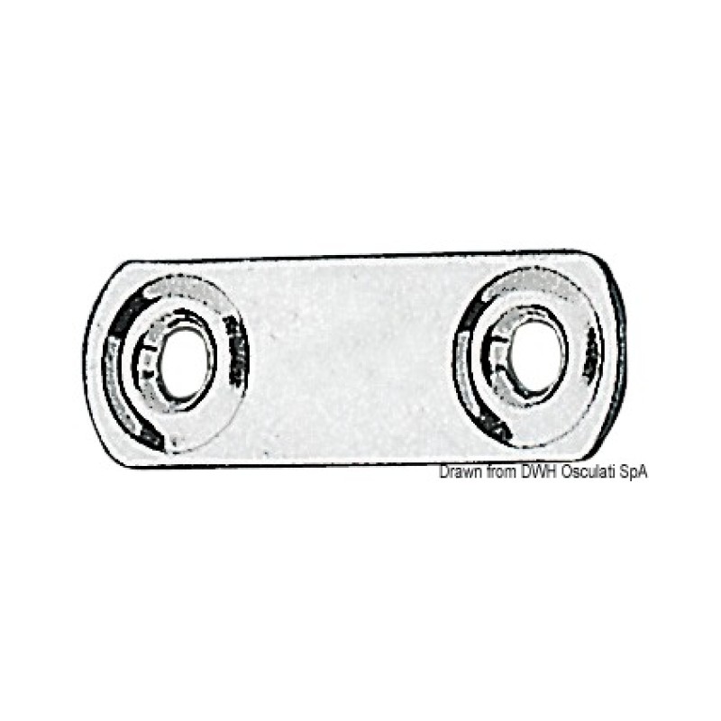 Platine pour fixer sangles 50 x 16 mm – Image 2