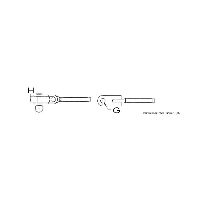 Chape articulée gauche 5/16" – Image 3