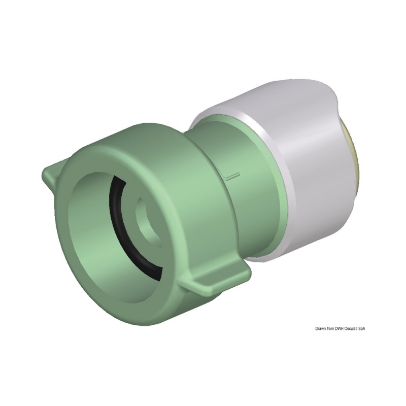 Raccord cylindrique Whale + mâle 1/2" BSP – Image 2