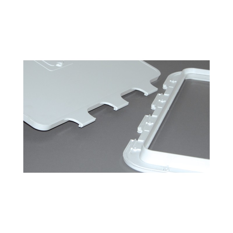 Trappe inspect façade amovible blanc 305 x 355 mm – Image 4