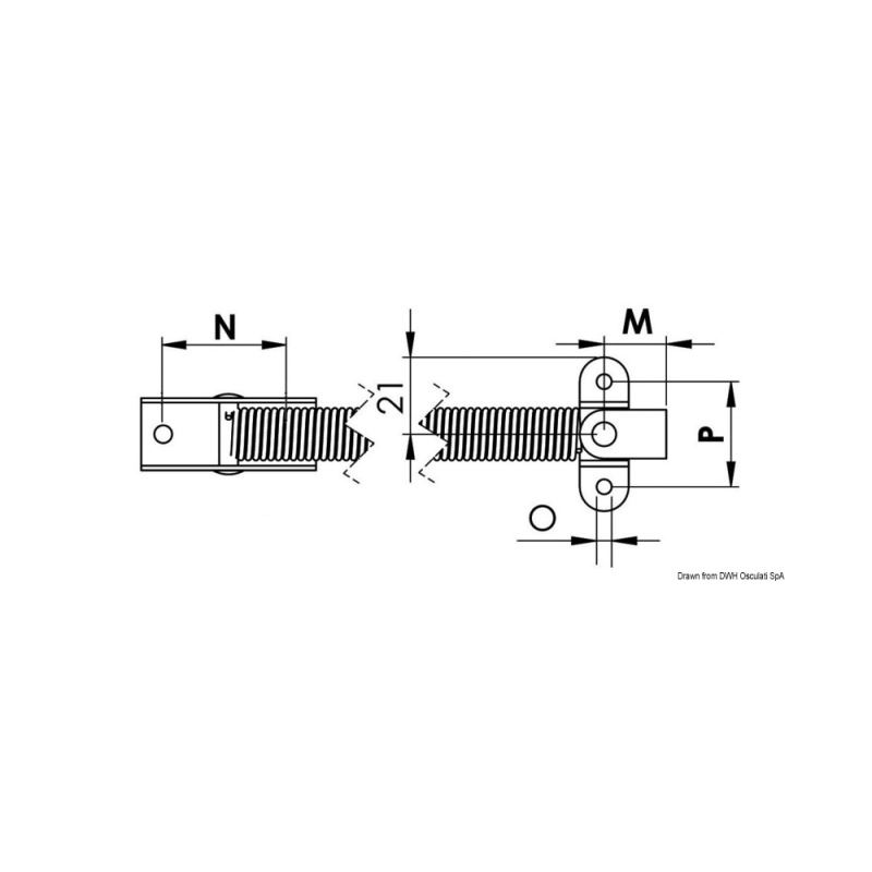 Compas inox 470 mm – Image 2